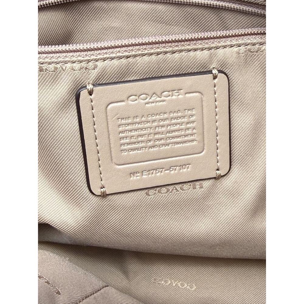 Coach Turnlock Chain Tote Pebbled Leather #57107 EUC - Picture 10 of 10